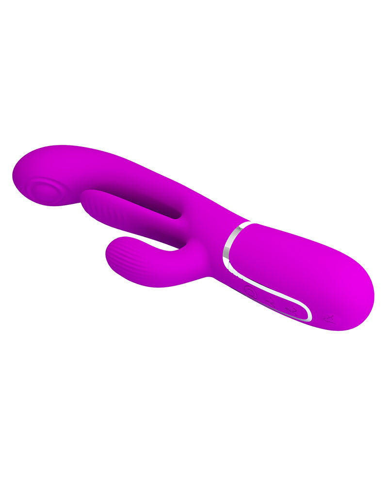 Pretty Love - Shania - Thrusting Rabbit Vibrator - Paars