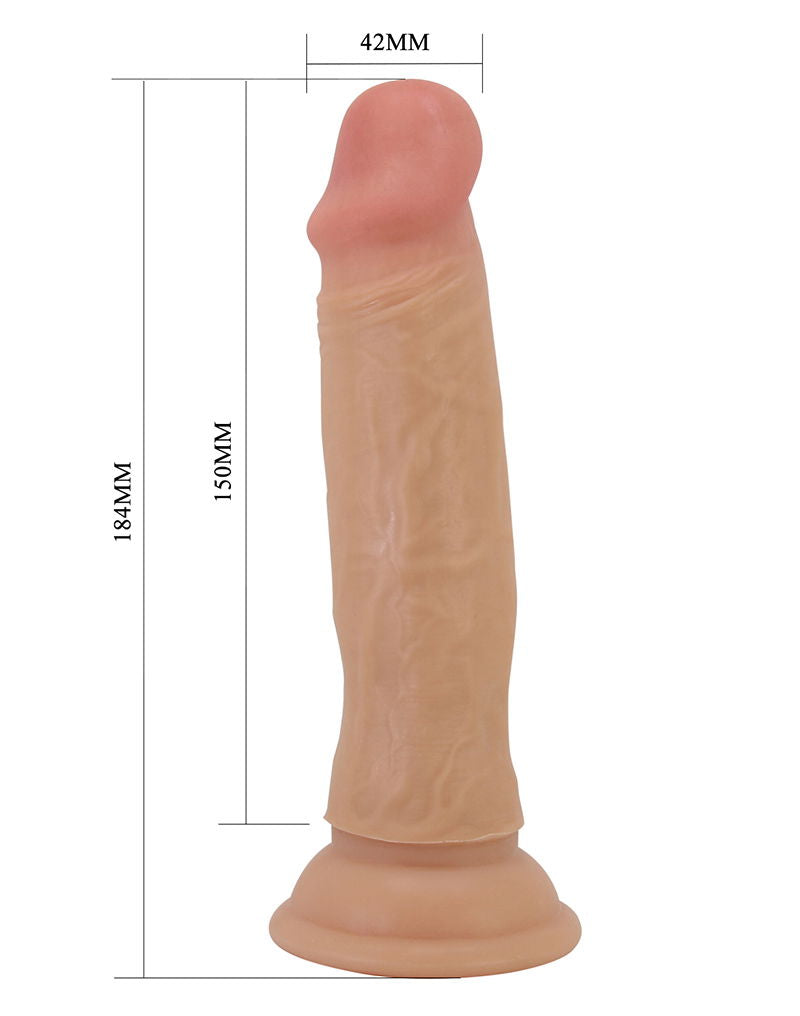 Pretty Love - Quentin - Sliding Skin Realistische Dildo 18,4cm - Nude