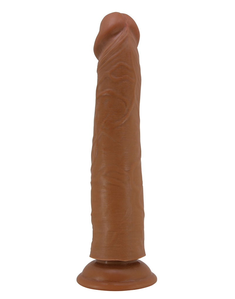Pretty Love - Sharife - Sliding Skin Realistische Dildo 25,4cm - Bruin