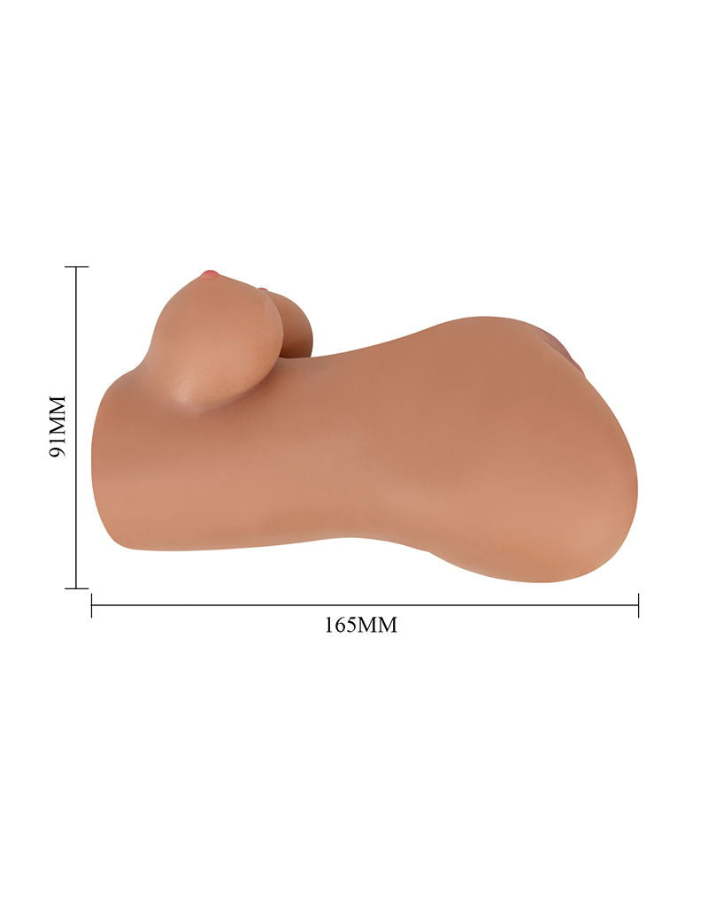 Crazy Bull - Hannah - Premium Dual Channel Male Masturbator - Bruin