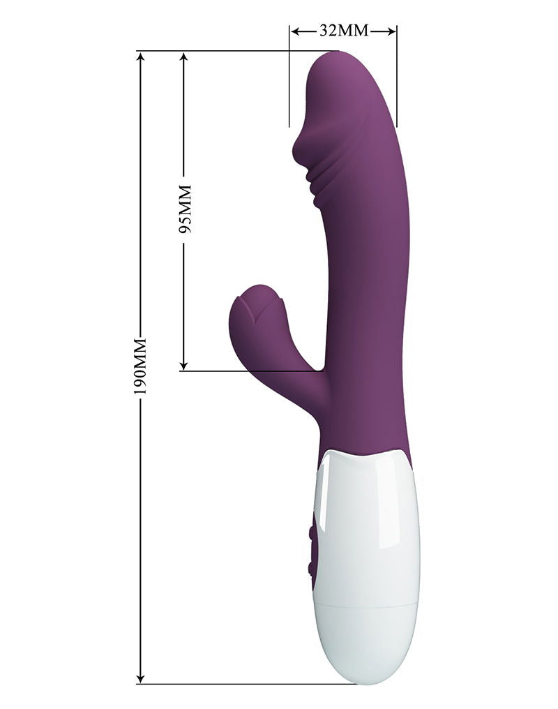 Pretty Love - Snappy - G-Spot Rabbit Vibrator - Diep Paars