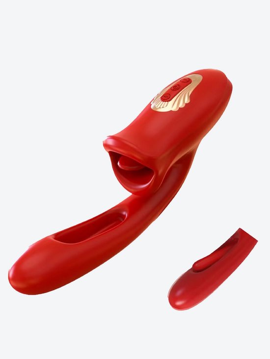 STHER 2-in-1 Lik & Tril Vibrator: De Ultieme Duo-Stimulatie