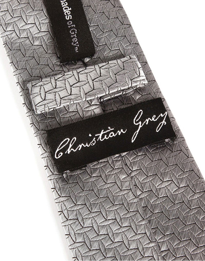 Christian Grey`s Tie - FSOG Silver Tie