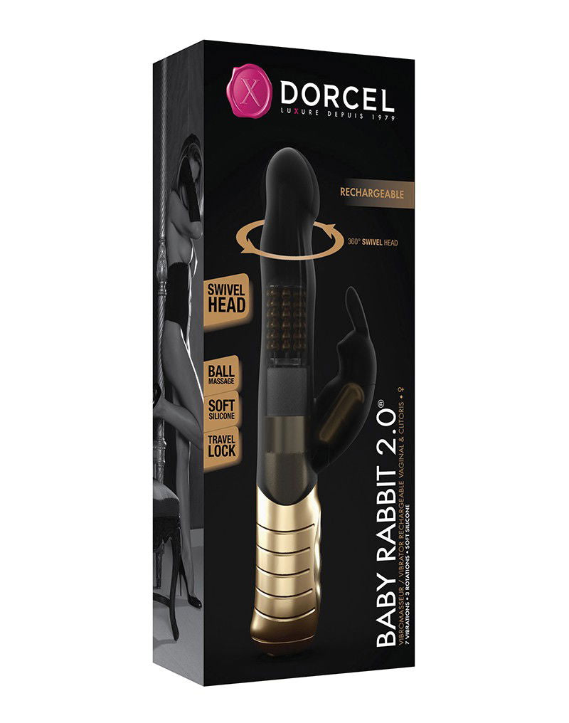 Dorcel - Baby Rabbit 2.0 Black-Gold 6072288