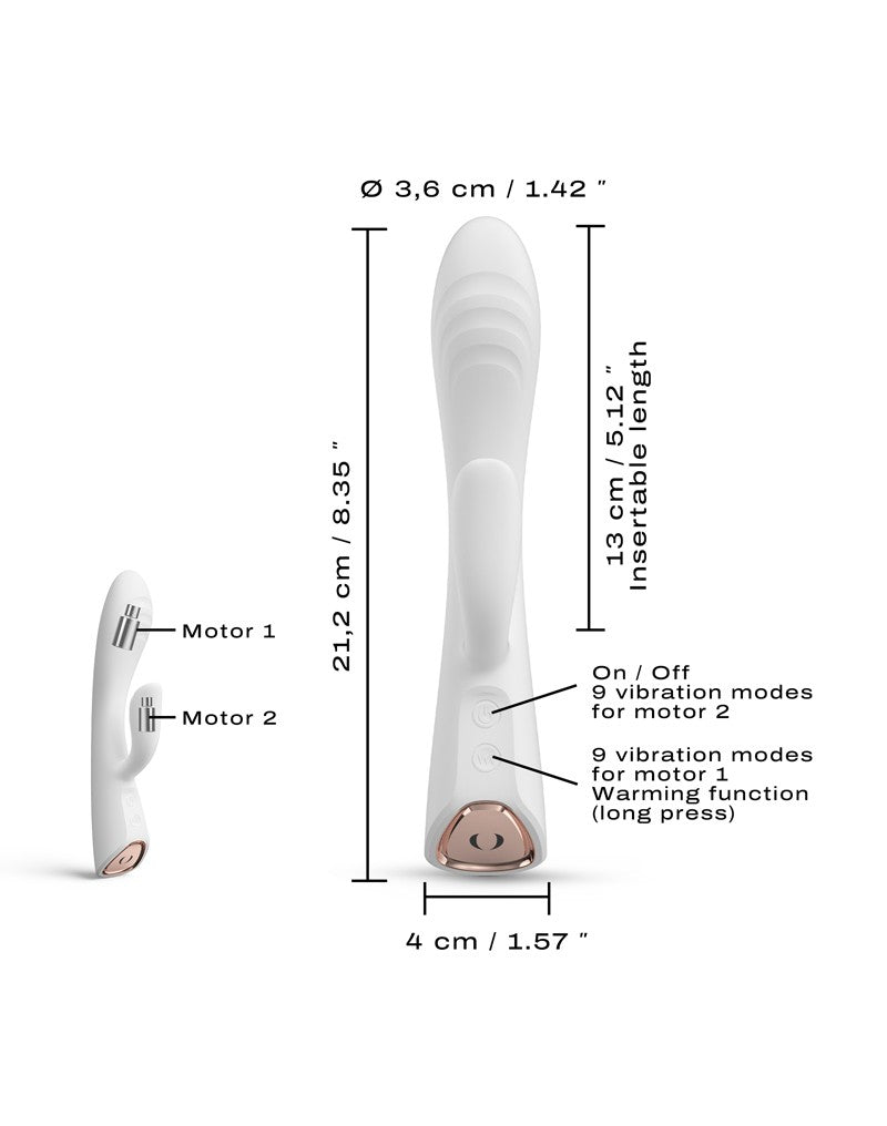 Dorcel - Flexi Rabbit - Verwarmde Rabbit Vibrator