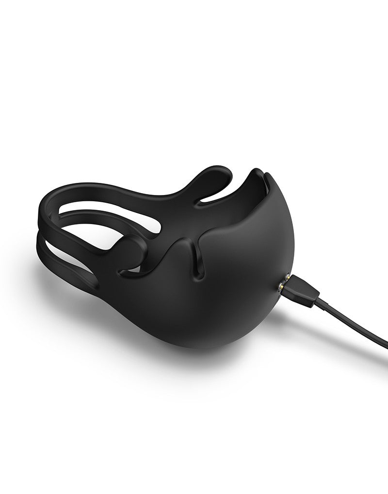 Dorcel - Fun Bag - Vibrerende Cockring en Testikel Stimulator - Zwart - 6072479