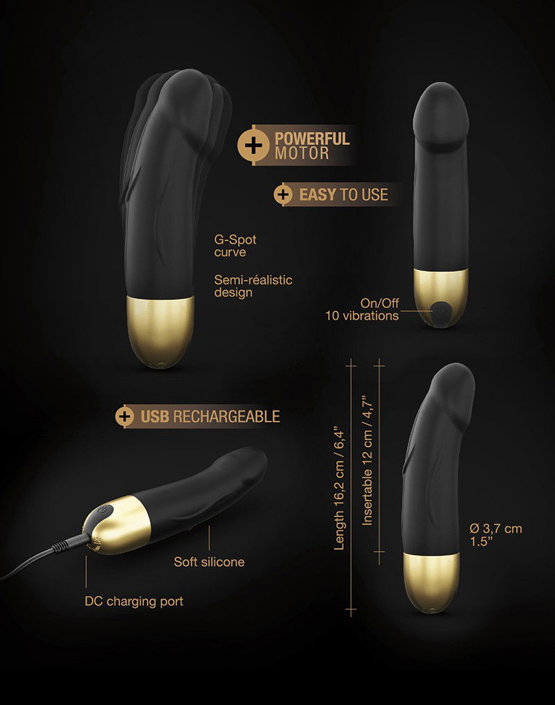 Dorcel - Real Vibration S 2.0 Black-Gold 6072202