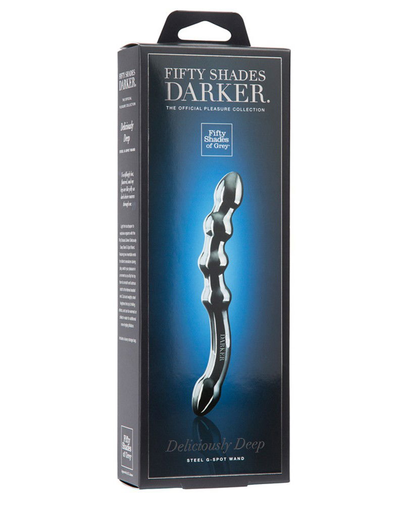 Deliciously Deep - FSoG "Darker" Steel G-Spot Dildo