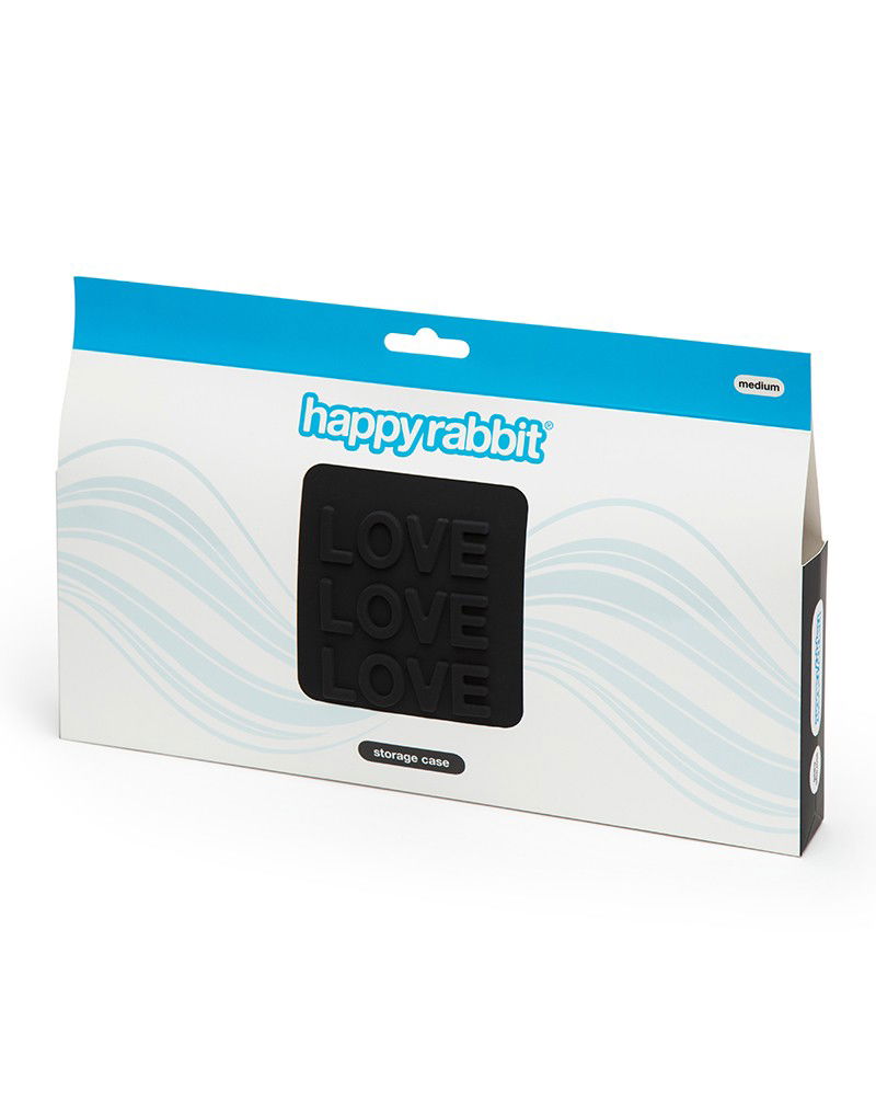 Happy Rabbit Storage Case Medium Black