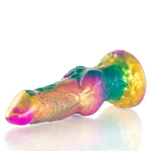 Epic - Iris dildo met regenboogtesticles