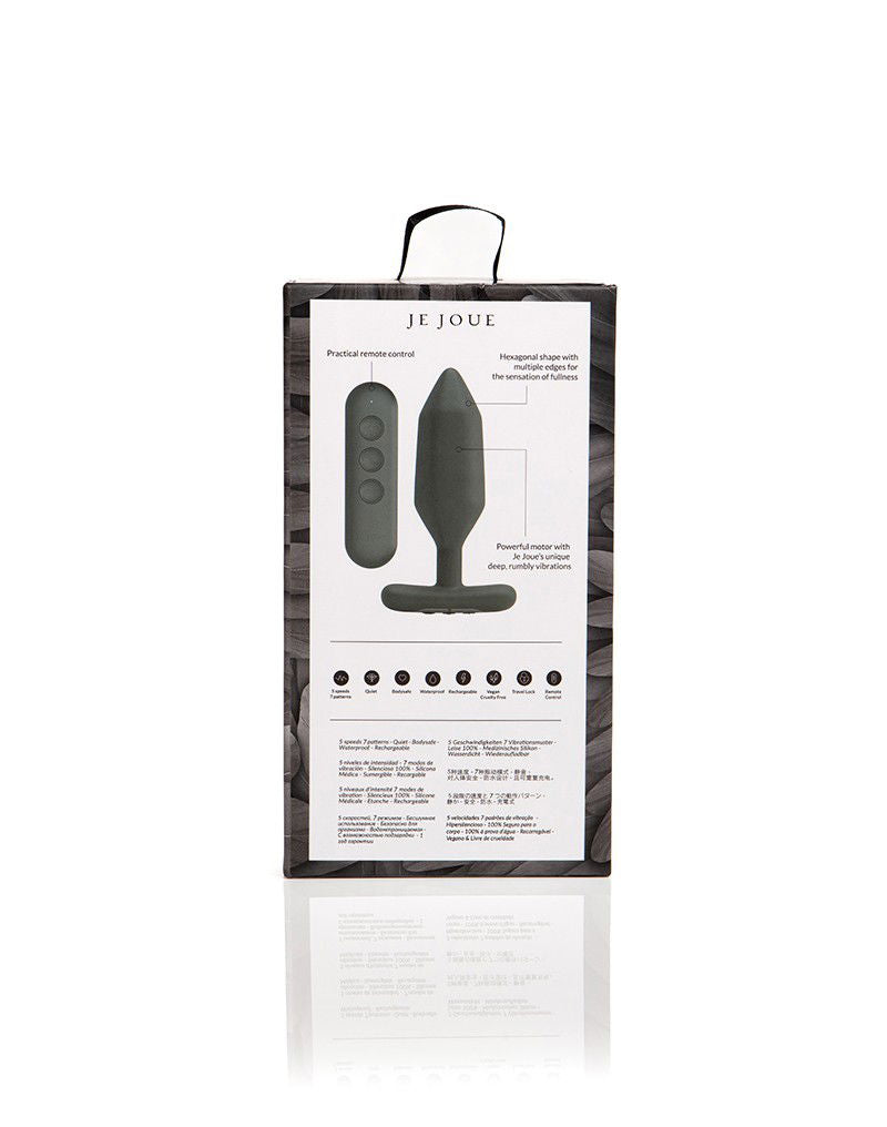 Je Joue - Onyx - Anale Vibrator met Afstandsbediening - Zwart