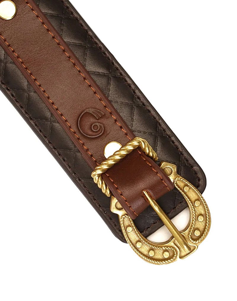 Liebe Seele - Leren Enkelboeien - Zwart, Bruin & Goud