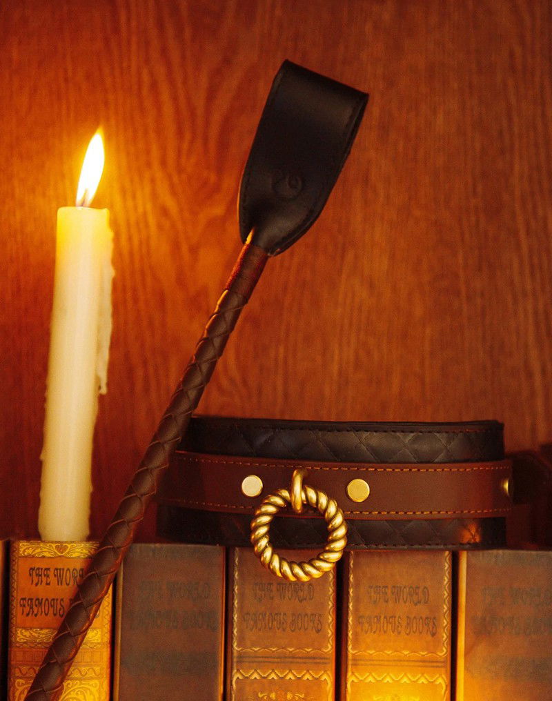 Liebe Seele - Leren Crop - Zwart & Bruin