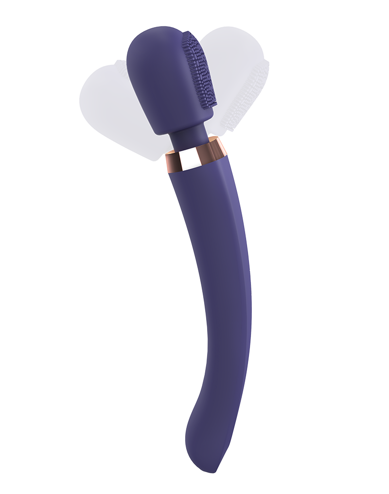 Love to Love - Brush Crush - Wandvibrator - Indigo