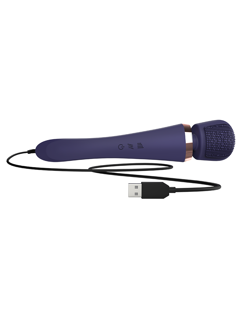 Love to Love - Brush Crush - Wandvibrator - Indigo