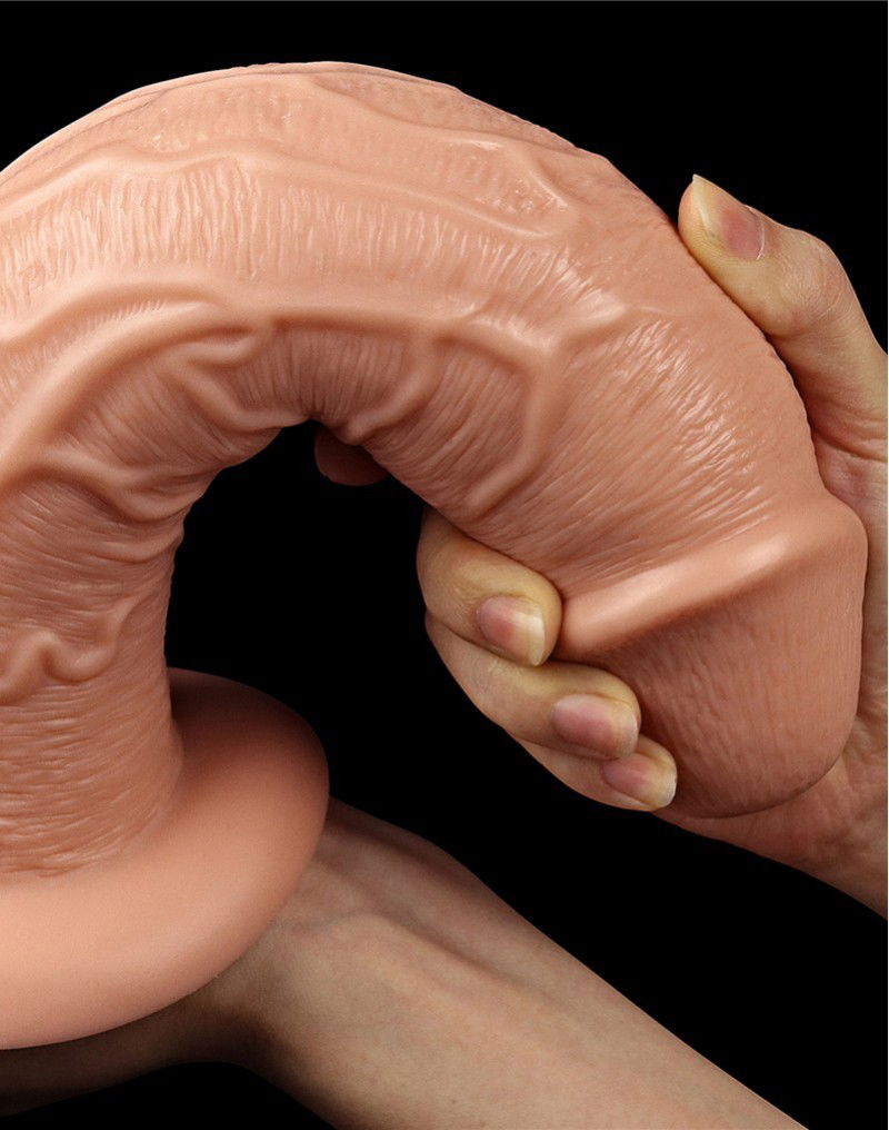 LoveToy - Realistic Long Dildo 28 cm - Nude