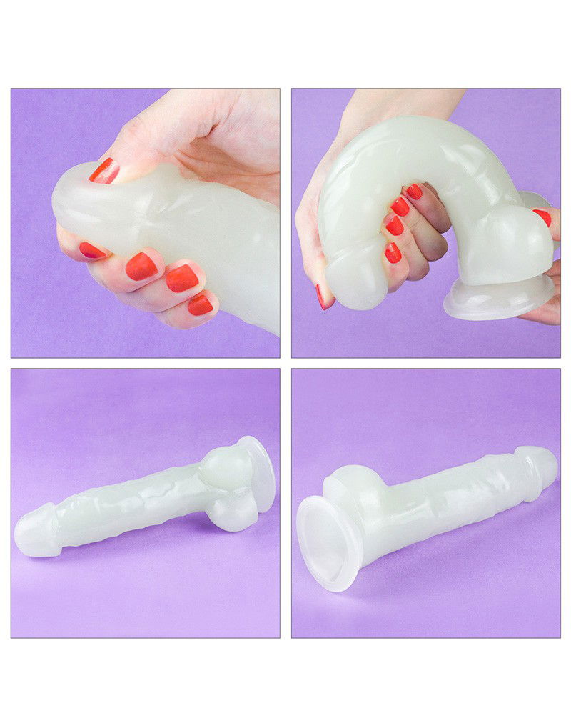 LoveToy - Lumino Play Dildo 21.5 cm - Glow in the Dark