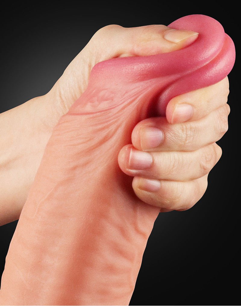 LoveToy - Realistic Dildo 30.5 cm - Nude