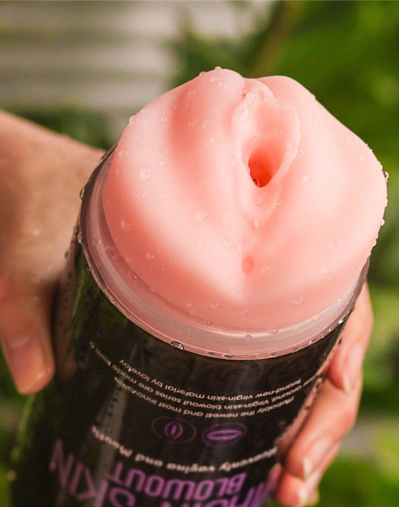LoveToy - Virgin-Skin Blowout Double Side Stroker - Vagina and Mouth