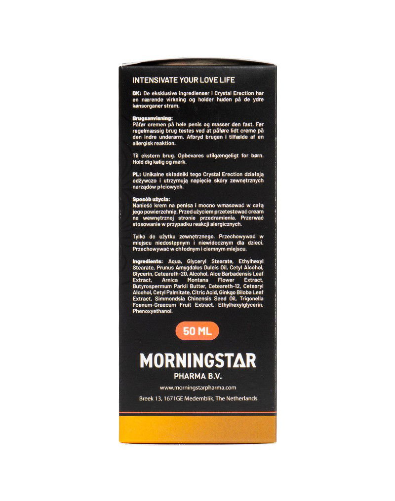 Morningstar - Crystal Erection Cream - 50 ml