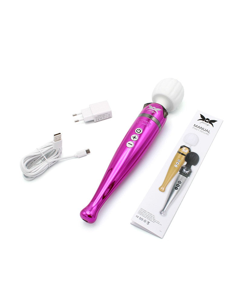 Pixey Deluxe Rechargeable Wand - Roze