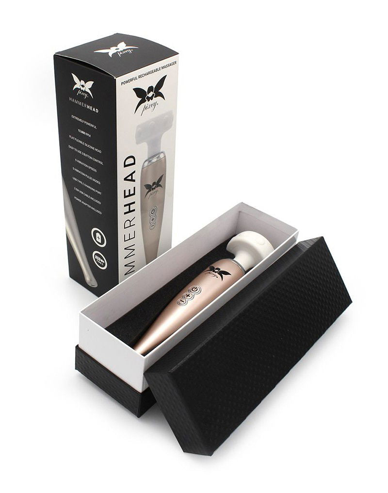 Pixey - Hammerhead - Wand Vibrator - Rosé Goud