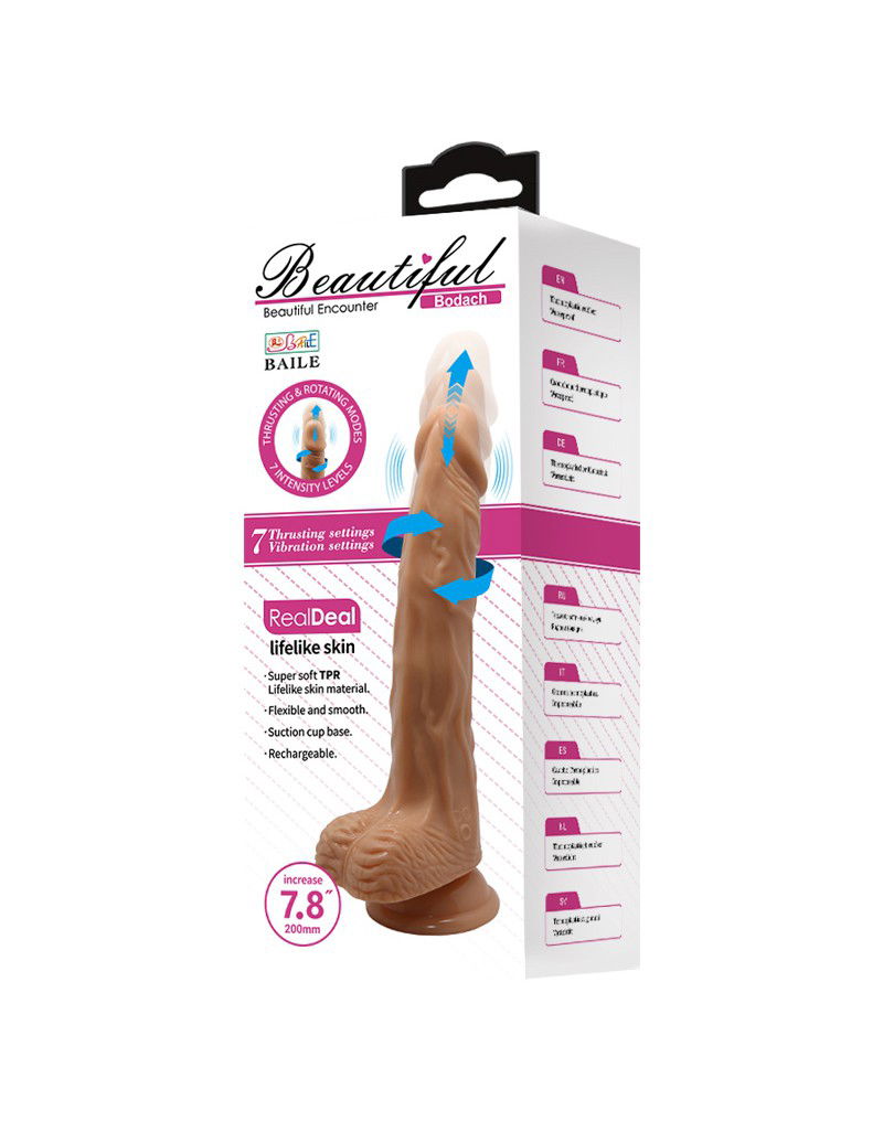 Pretty Love - Bodach - Vibrerende Dildo - Bruin