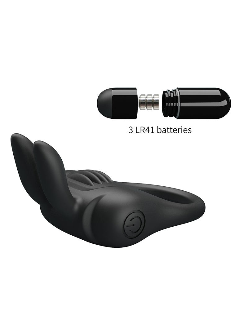 Pretty Love - Davion - Cockring Vibrator - Zwart