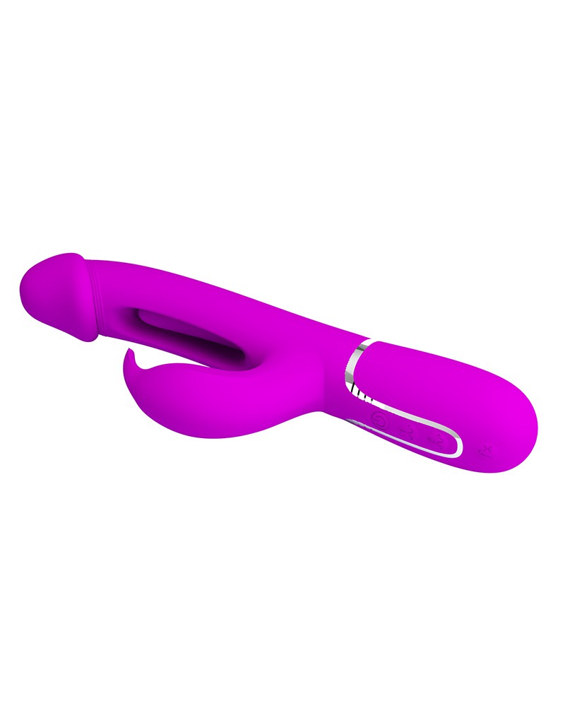 Pretty Love - Kampas - Rabbit Vibrator 3 in 1- Paars