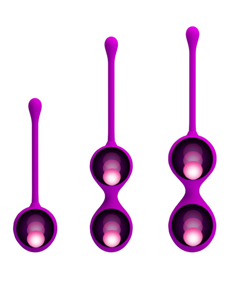 Pretty Love Kegel Ball training set