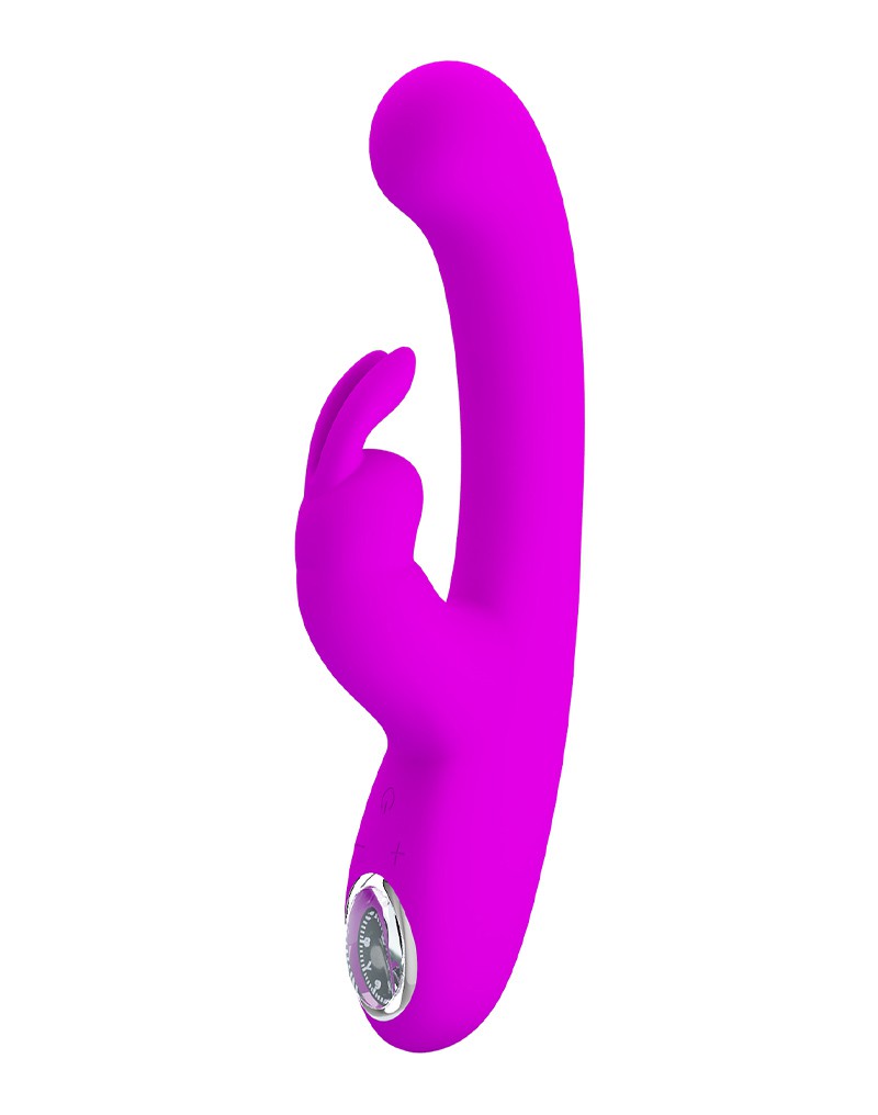 Pretty Love - Lamar - Rabbit Vibrator met Digitaal LED Display - Paars