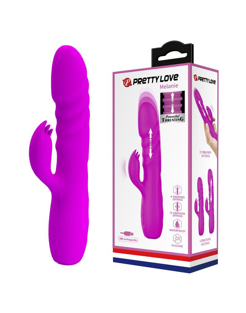 Pretty Love - Melanie - Rabbit Vibrator - Roze