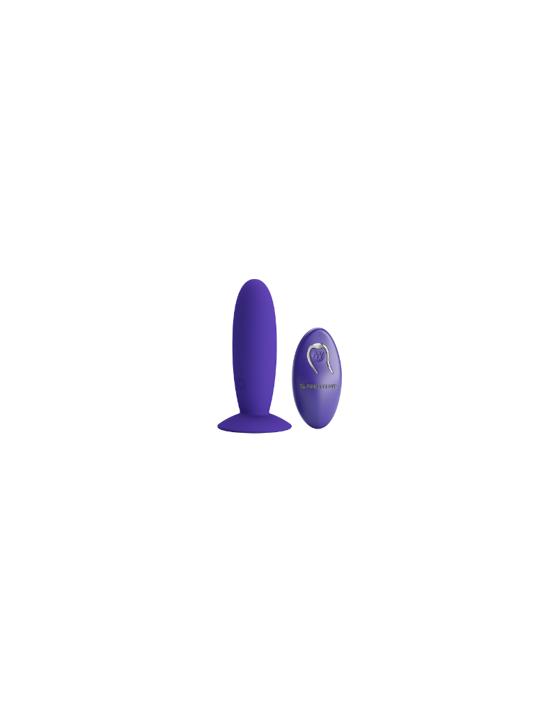 Pretty Love - Murray-Youth - Vibrerende Buttplug met Afstandsbediening - Paars