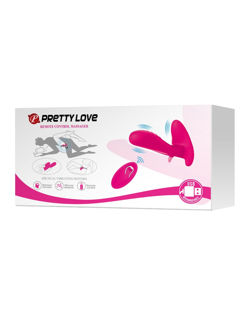 Pretty Love - Massager met afstandsbediening - Roze