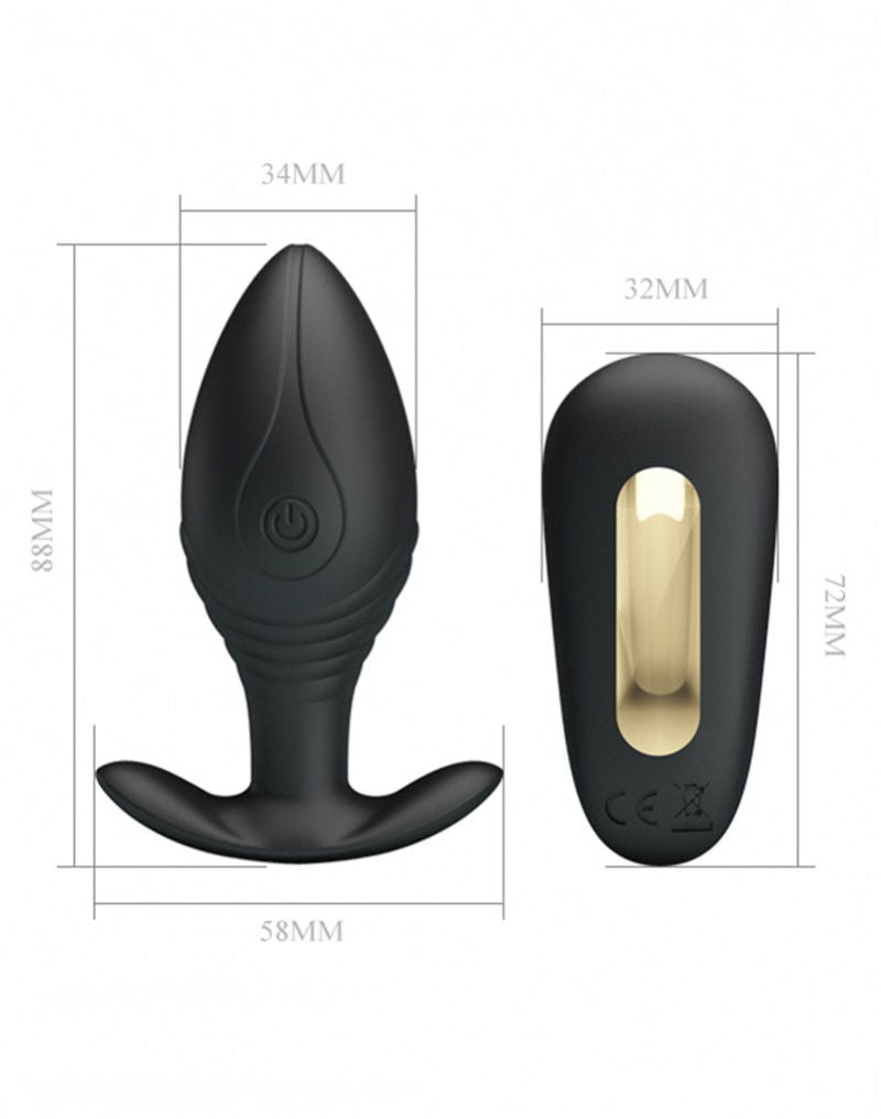 Pretty Love Royal Remote Anal Plug