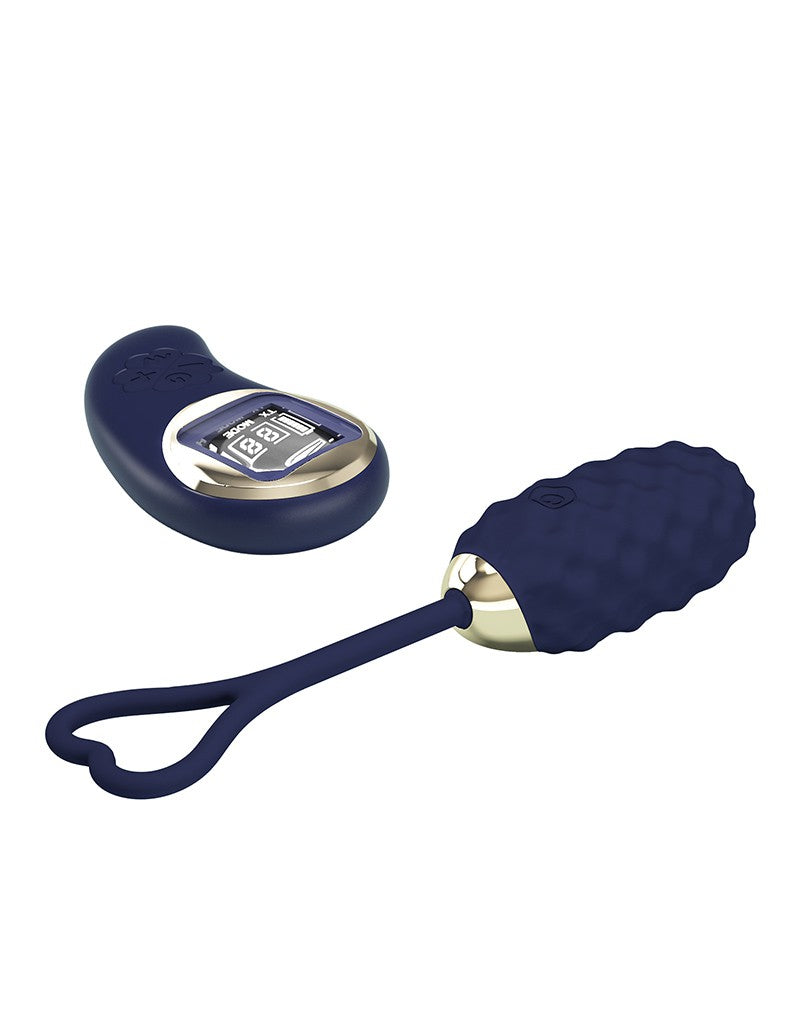 Pretty Love - Vivian - Ei-vibrator met afstandsbediening - Donkerblauw
