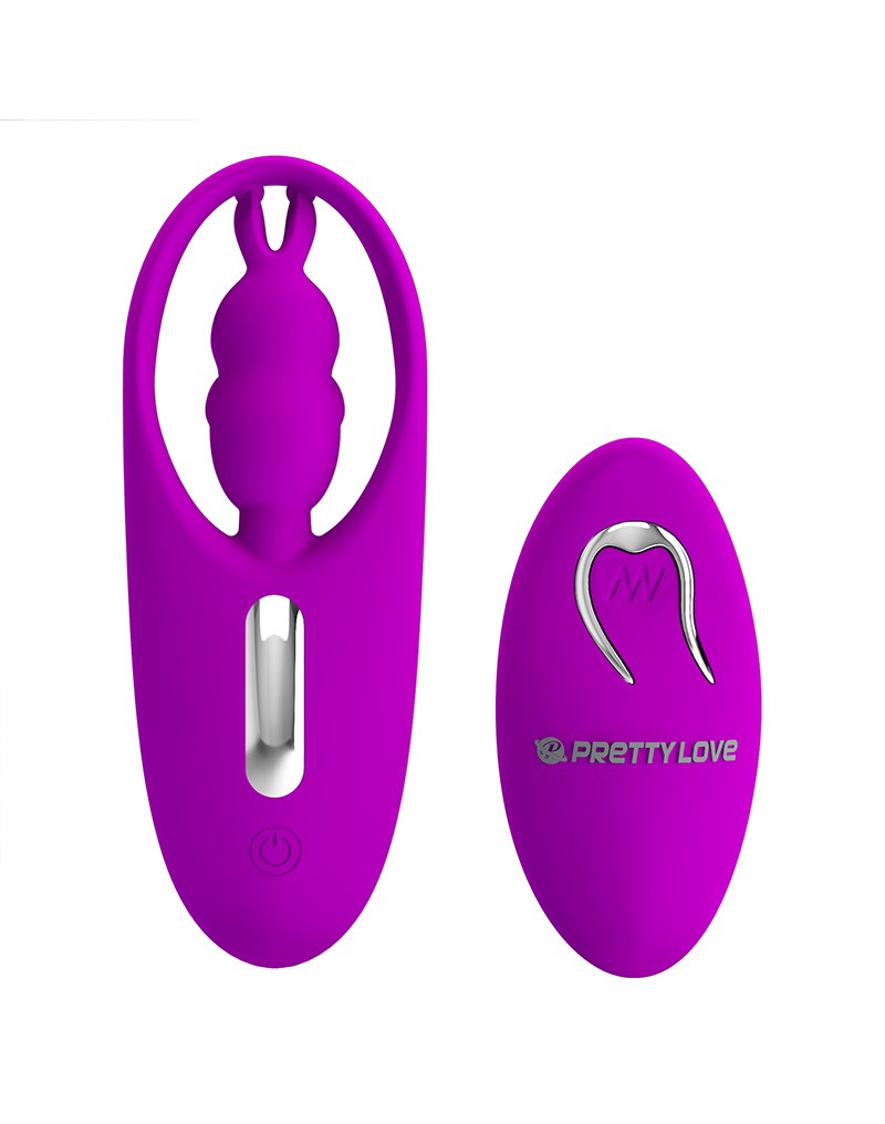 Pretty Love - Wild Rabbit - Clitoris Stimulator met Afstandsbediening - Roze