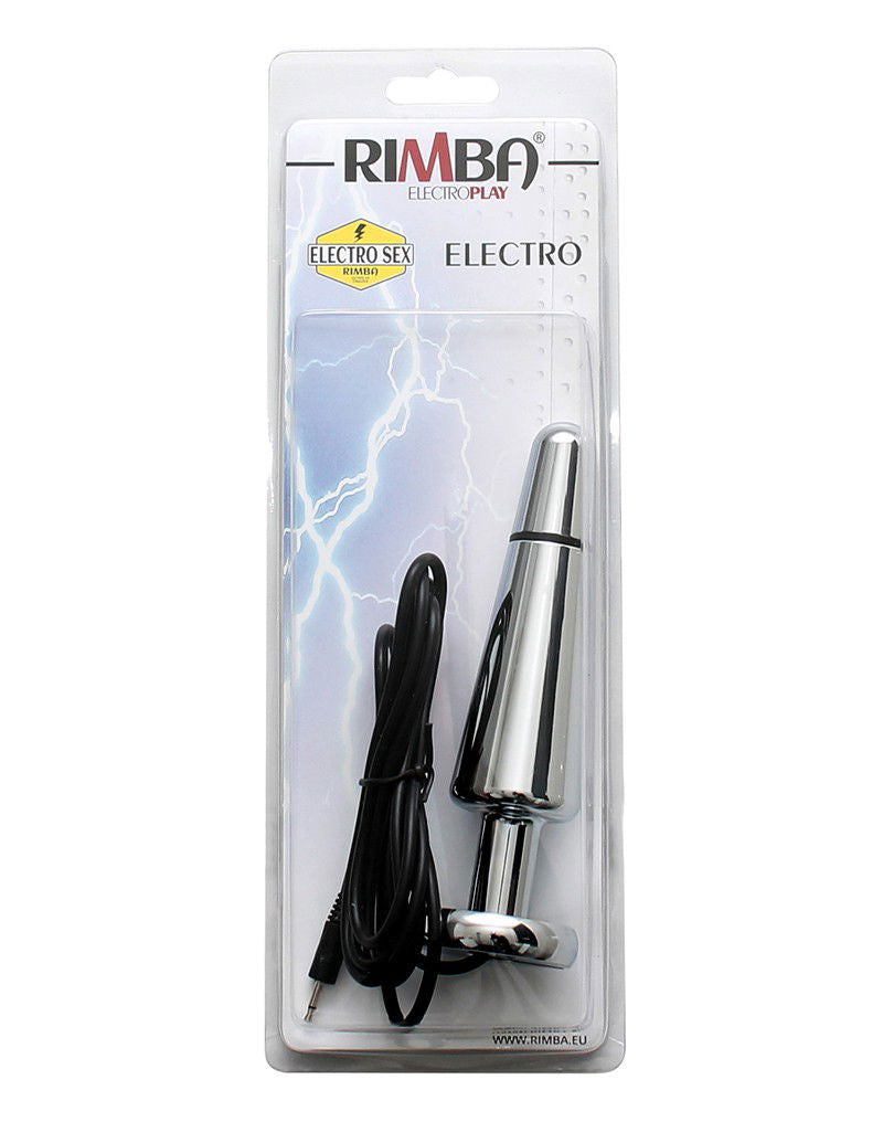 Rimba Electro Sex Buttplug, bi-polair (140 mm)