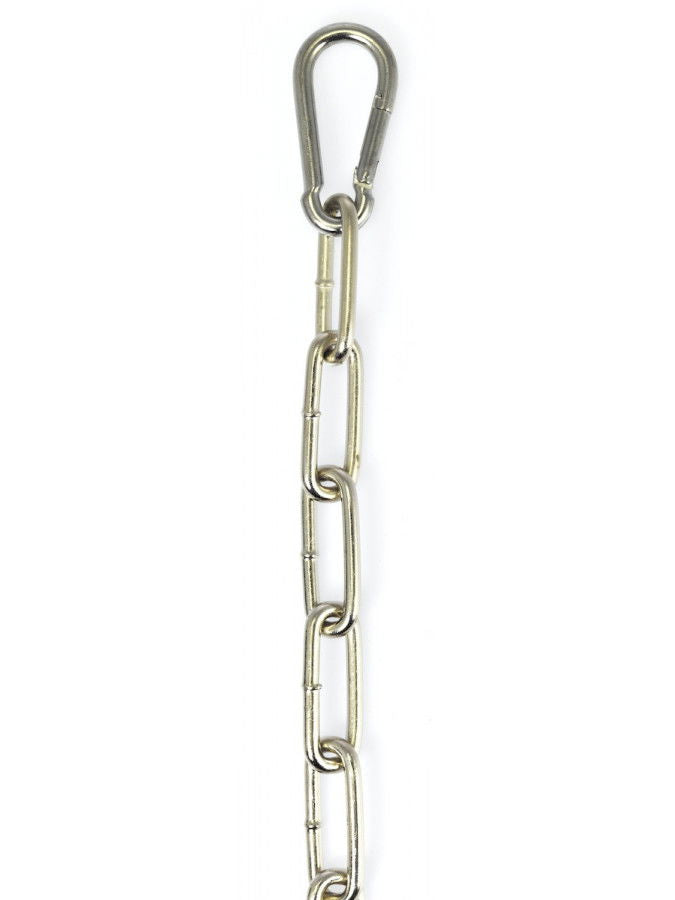 Rimba - Ketting, gelast met 2 karabijn haken 400 cm.