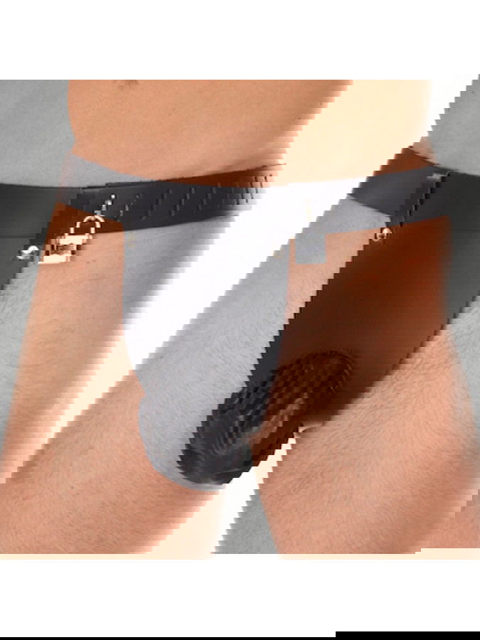 Rimba - Kuisheidsgordel met penis etui en hangslotje