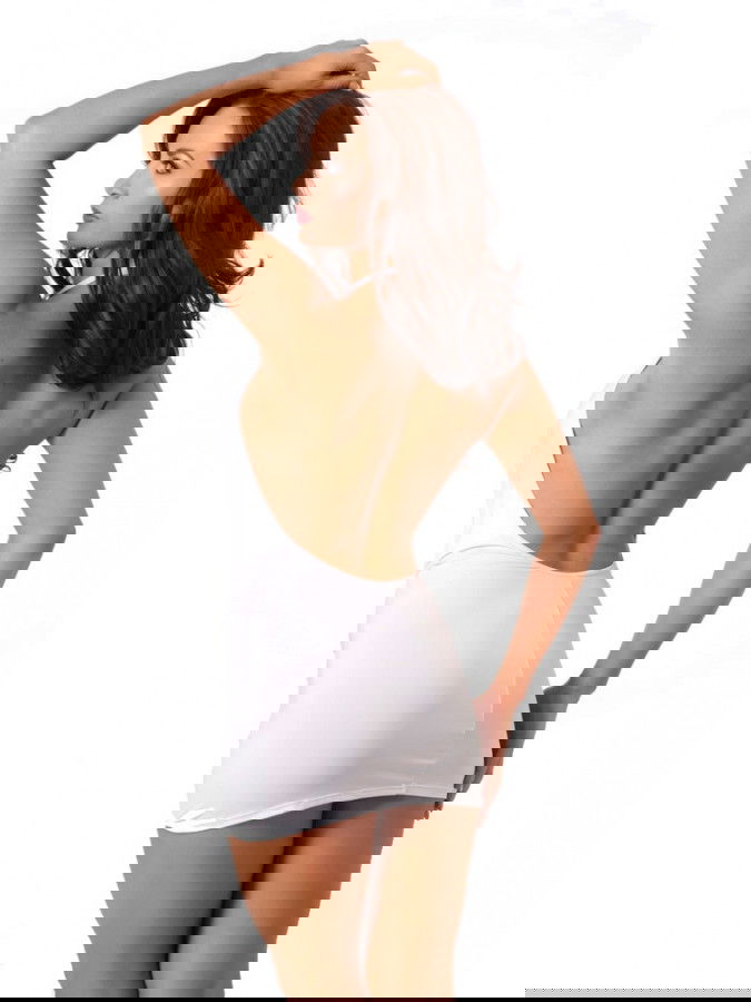 Rimba - Mini jurkje in wit