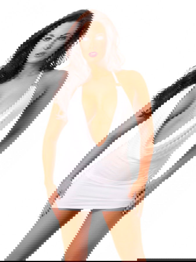 Rimba - Mini jurkje in wit