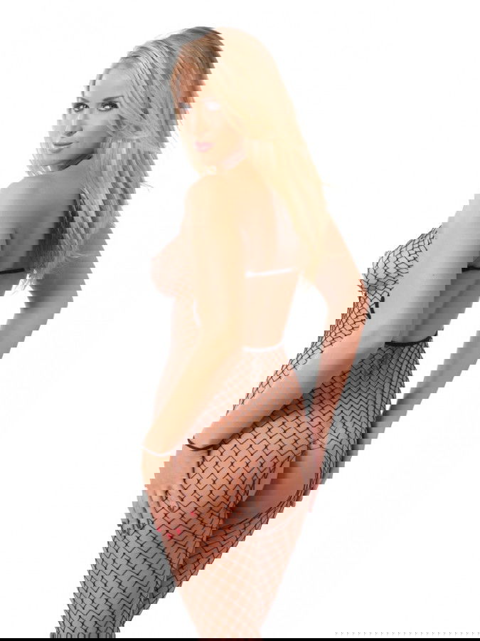 Rimba - Open Catsuit met strass