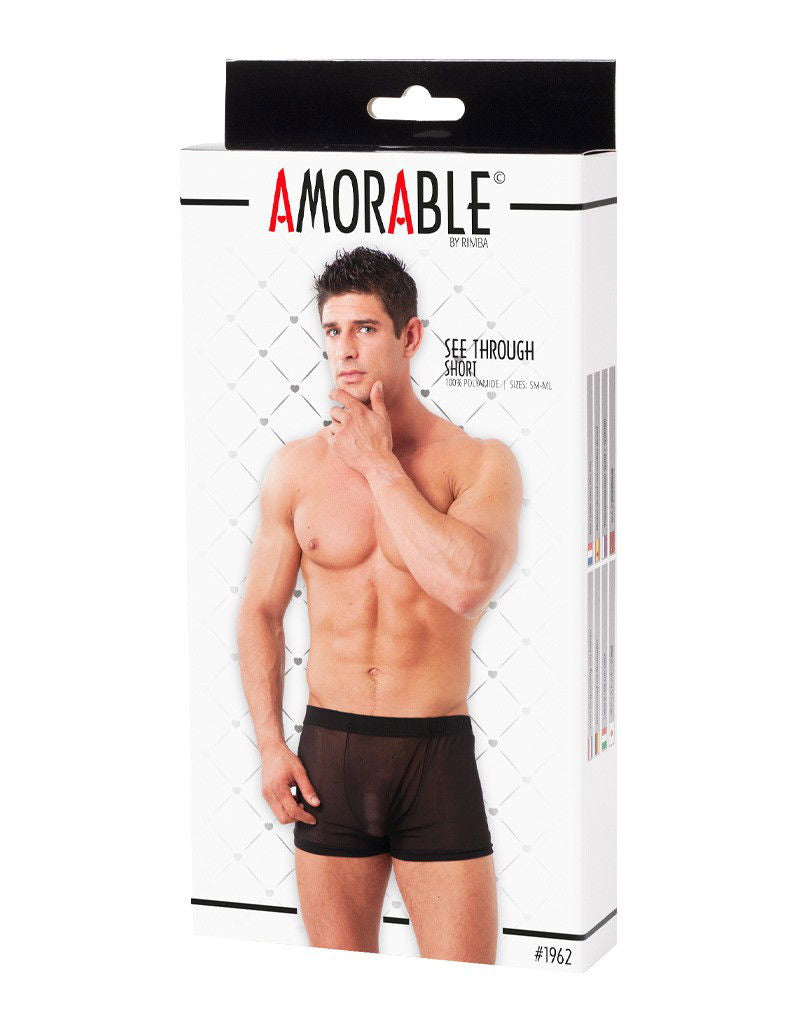 Amorable by Rimba - Doorzichtige boxershort - Zwart