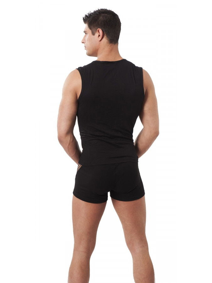 Amorable by Rimba - Boxershort met visnet - Zwart