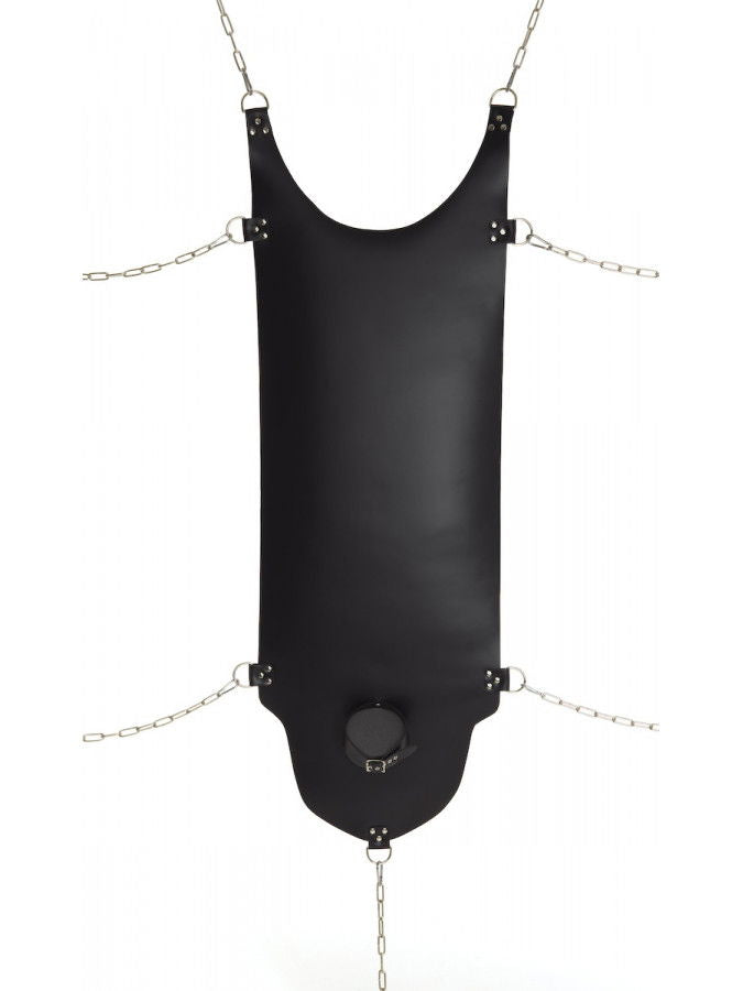 Rimba - Sling / Hangmat met vaste halsband en D-Ringen. (zonder ketting)