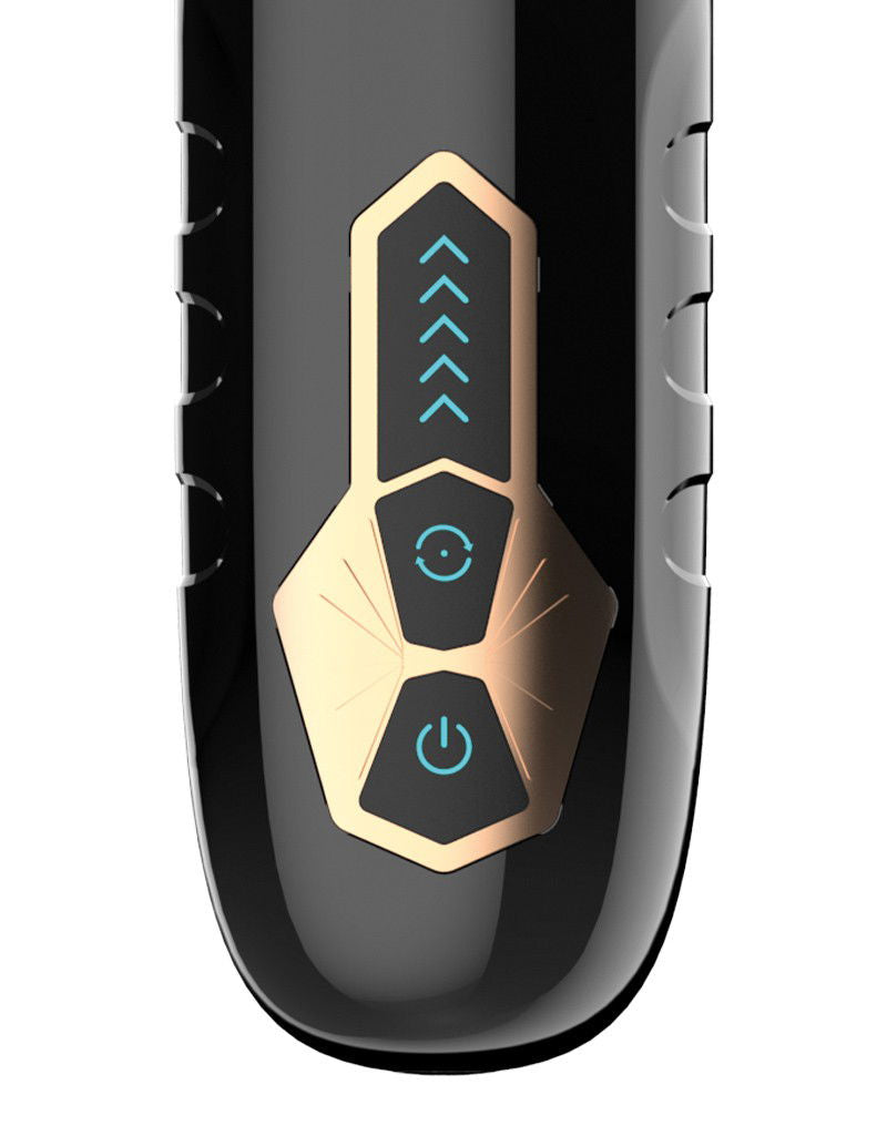 Rimba Toys - Orgastobator 01 - Mannelijke Masturbator - Zwart & Transparant