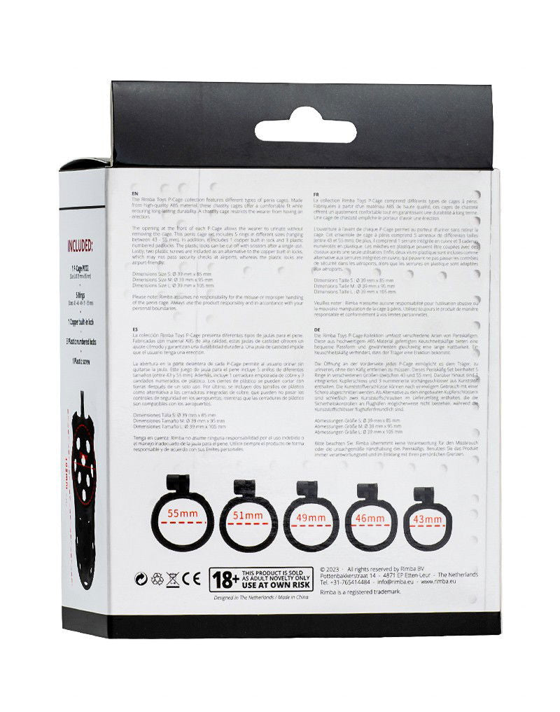 Rimba P-Cage - P-Cage PC03 - Peniskooi Maat L