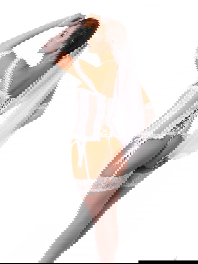 Amorable by Rimba - Bruidscorset (7 delig) - Wit