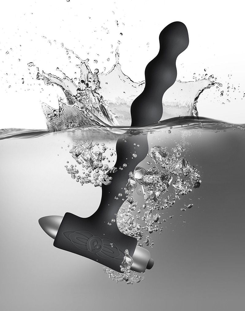 Rocks-Off - Petite Sensations Pearls - Anale Vibrator - Zwart